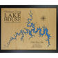 Table Rock Lake, Arkansas - Notting Hill Designs - Custom Wood Maps